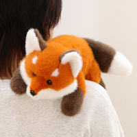 Peluche Renard Couché Doll Tribe, Compagnon de Sommeil pour Enfants, Coussin Adorable, Super Doux, Rembourrage en Polyester et Coton PP, Lavable