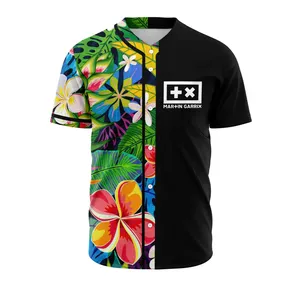 High Quality Wholesale Youth Best Designs Men Sublimated Button Cheap Custom Printing Baseball Jerseys Baseball Uniform Set