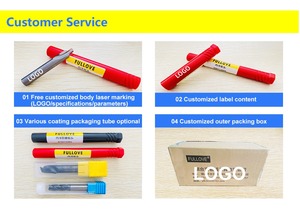 Độ chính xác cao cacbua bước khoan bit cho máy CNC một bước Kích thước lỗ kép khoan chamfering cho thép thép không gỉ - Product Image 5