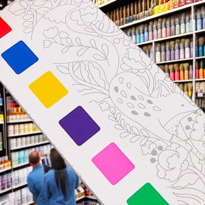 ألوان مائية عالية الجودة للأطفال بالجملة تلوين مائي للجرافيتي مع أصباغ وفرشاة - Product Image 2