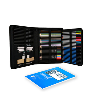 NOVISON Customized 50psc Sketching <b>Drawing</b> Kit Art Pencil Set Graphite Pencil Eraser Professional Pencil Standard Pencils - Product Image 4