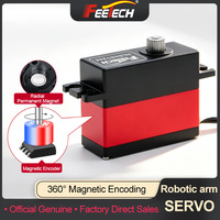 Servo TTL Serial Bus sin Núcleo de 12 kg y 360° °   Eje de fuerza constante de un solo eje para pinza robótica, educación STEM cuadrúpeda, mini automatización