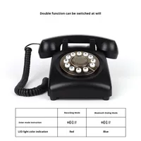 Téléphone antique Callany 8019 avec mémoire 8 Go pour messagerie vocale - Écoutez les messages ensemble