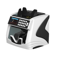 Compteur de billets professionnel ST-3000 à détection mixte de devises 2CIS, avec reconnaissance automatique des devises et tri des faux billets, machine de comptage de billets 1000