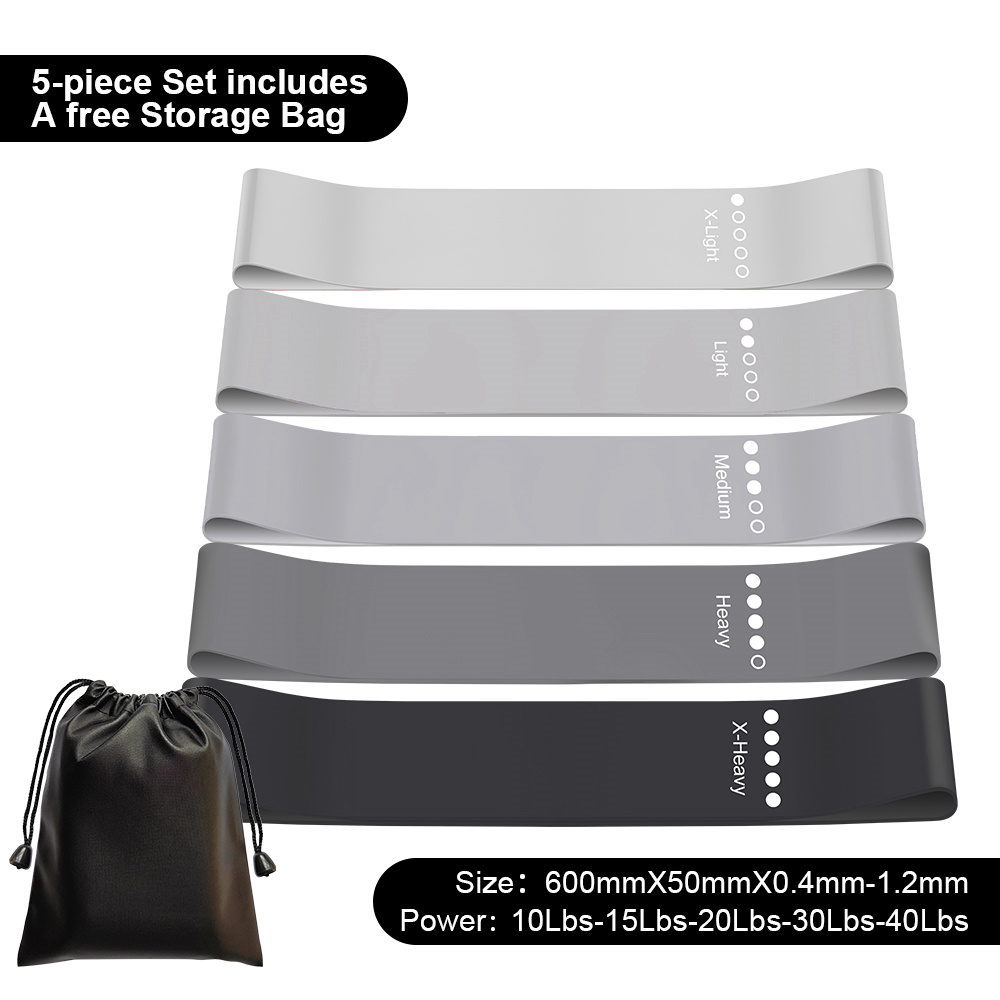 5 Multi-Color Resistance Band Set