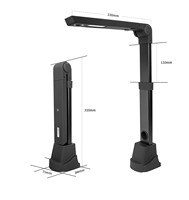Scanner de documents pliable A3 SD-2000 en gros avec interface USB, prend en charge l'OCR PDF/WORD/EXCEL/TXT/CSV, pour usage bureautique, noir, en stock