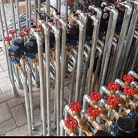 Robinet à bille pneumatique à poignée en laiton, commande manuelle, compatible huile et gaz, conception standard