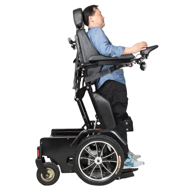 リハビリテーション療法用品スタンドアップ電動車椅子スタンド車椅子モーター/無効車椅子リフト付き