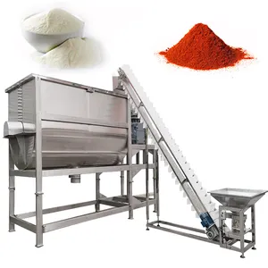 chemical mixing machine 55 gallon seasoning mixing machine for snack heating mixing filling machine double nozzles