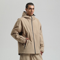 Veste polaire d'hiver pour homme et femme, nouveau style, coupe-vent, imperméable, respirante, col montant, à capuche, 100% polyester, épaisse