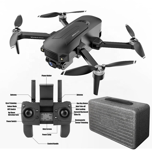 1km Long Distance Fpv Vlog Photography hd Video Auto Home Folded Follow Me App Controlled Gps Brushless Drone Drone 4k Camera