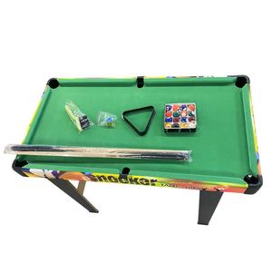 Prix usine 35 pouces jouets de sport en bois maison billard/billard ensemble de table pour enfants avec queue de billard bâton brosse et triangle craie - Product Image 6