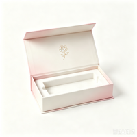 Boîte à bijoux de luxe personnalisée en carton massif avec couvercle, gaufrage, matériaux recyclés, forme carrée/rectangulaire, dorure à chaud, éponge UV