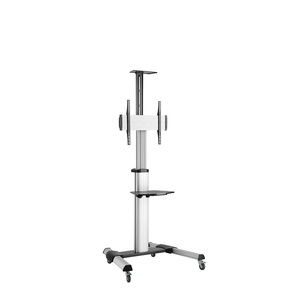 Supporto per carrello <span class=keywords><strong>TV</strong></span> <span class=keywords><strong>Mobile</strong></span> in alluminio regolabile in altezza con manovella dal Design <span class=keywords><strong>moderno</strong></span> - Product Image 1