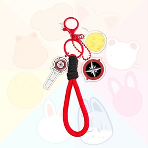 พวงกุญแจอะคริลิคแบบเชือกคล้องโทรศัพท์ลายวง <span class=keywords><strong>Stray</strong></span> <span class=keywords><strong>Kids</strong></span> พร้อมโลโก้ไลท์สติ๊กของเฟลิกซ์ ฮยอนจิน ลีโน บันชาน พร้อมคาราไบเนอร์ - Product Image 2