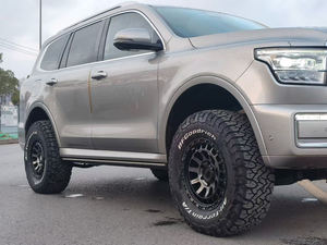 Jantes tout-terrain 17x8.5 ET0 6x139.7 Flow Formed compatibles avec Toyota Prado J120 J150 4Runner Tacoma FJ Cruiser Hilux, finition noir mat - Product Image 6