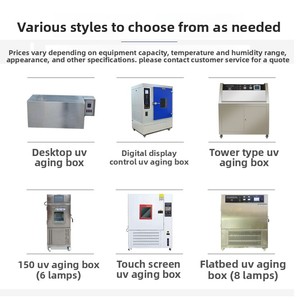 Chambre de vieillissement <span class=keywords><strong>UV</strong></span> de bureau QUV haute précision avec pulvérisation de condensation, contrôle de la température et de l'humidité 220V - Product Image 2