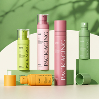Flacon pulvérisateur à brume fine personnalisé en PET 100 ml avec pompe et marquage à chaud pour crème solaire, shampoing, perruques, masque facial, lotion