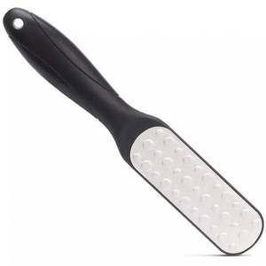 Râpe exfoliante professionnelle pour pieds, lime à pieds double face en papier de verre, lime à pieds en plastique avec logo personnalisé - Product Image 1