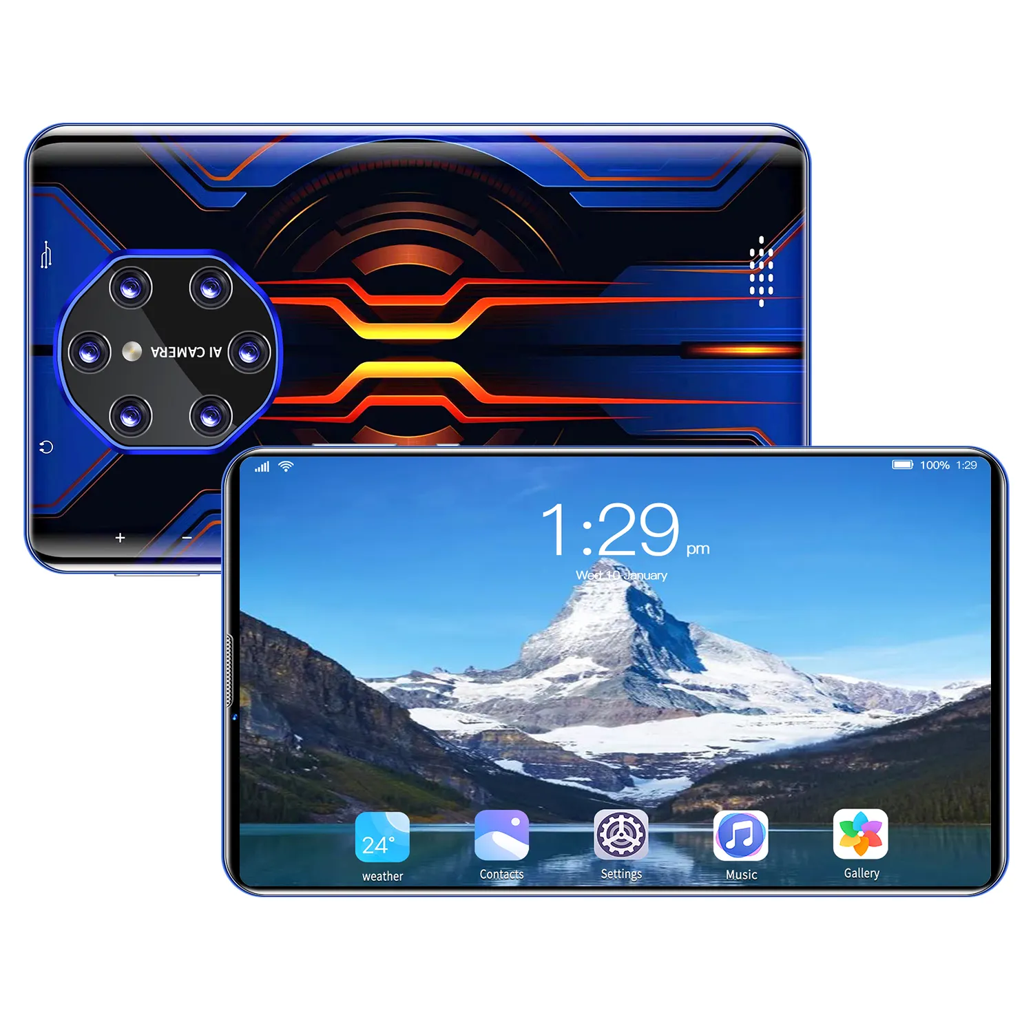 Máy Tính Bảng Android 10 Oem Odm Wifi 5G Lte 7 Inch Quad Core 4Gb + 128Gb Dành Cho Giáo Dục Kinh Doanh Chơi Game