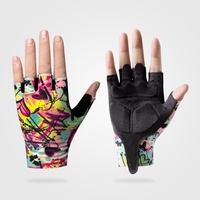 Gants de cyclisme personnalisés mi-doigts pour hommes et femmes, en soie glacée respirante, antidérapants, pour l'été, le fitness, vente en gros