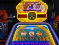 Machine de jeu d'arcade à pièces avec LED - Jeu d'arcade à tasses magiques lumineuses pour enfants pour parc d'attractions