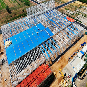Diseño de Almacén Pequeño con Entrepiso, Estructura Metálica de Acero Inoxidable para Construcción de Almacenes - Product Image 6