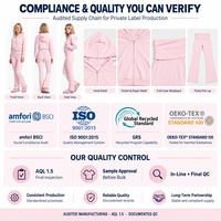 Ensembles de vêtements de détente personnalisés pour femmes, haut court à capuche entièrement zippé avec poche kangourou, pantalon évasé à taille repliable, ensemble de vêtements de détente décontractés