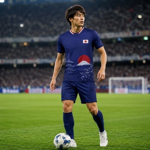<span class=keywords><strong>Camiseta</strong></span> de Fútbol de Japón Edición Jugador de la Selección Nacional 2026, Venta al Por Mayor <span class=keywords><strong>Mundial</strong></span>, con Estampado de Anime Japonés para Hombre - Product Image 1