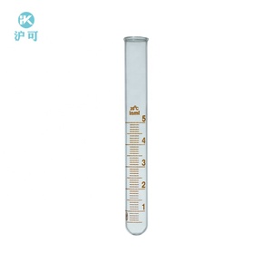 Huke Kính Tốt Nghiệp Kiểm Tra Đo Ống Khối Lượng Miệng Lọ Đáy Tròn Thủy Tinh - Product Image 2