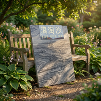 TY Shandong Granit Gris Blanc Naturel Écologique Moderne, Petite Dalle Brossée, Solution Complète pour Plans de Travail de Cuisine de Villa et de Parc