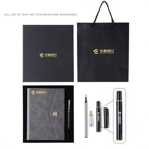 Cuaderno A5, Simple, Literario y Artístico, Caja de Regalo Exquisita, Bloc de Notas, Libro de Registro para Reuniones de Negocios y Oficina, con Logotipo Impreso - Product Image 2