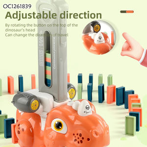 Jeu de Dominos Sensoriel Anti-Stress en Gros, <span class=keywords><strong>Mini</strong></span> Train Dinosaure <span class=keywords><strong>Électrique</strong></span> Interactif avec Lumières et Sons pour Enfants - Product Image 4