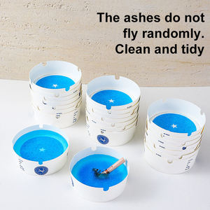 Cendrier jetable en papier enduit <span class=keywords><strong>de</strong></span> gel, design moderne, portable, sans <span class=keywords><strong>fumée</strong></span>, recyclable, pour cigares et cigarettes - Product Image 4