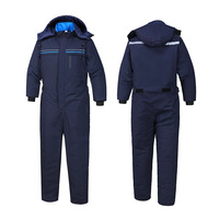 Combinaison de travail en coton antistatique et résistante au froid, certifiée EEC, pour hommes, pour entrepôts frigorifiques, pêche, congélateur extérieur