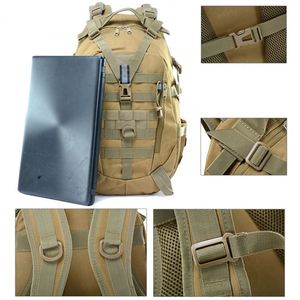 Sac à dos tactique camouflage imperméable personnalisé pour l'extérieur, fonction antivol, camouflage tendance, équipement de chasse, mochilas en polyester - Product Image 2