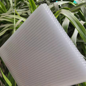 Modern Design 6mm-20mm Thick <strong>Transparent</strong> Corrugated Wave <strong>Plastic</strong> <strong>Roofing</strong> Polycarbonate Honeycomb Sheet - Product Image 5