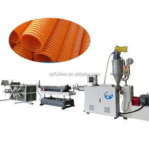 10 -32 mm Plastic corrugated pipe machine for PP PE PA PVC EVA single wall corrugated electric thread passing tube