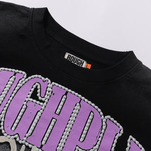 Sweat-shirt à capuche rétro délavé de qualité supérieure, lourd, 100% coton, pour homme, style streetwear, manches longues, décontracté - Product Image 3