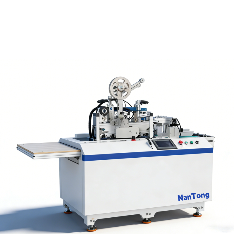 Automatic Notebook Edge Folding Paper Processing
