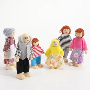 Children's Toys In Wooden Doll House