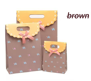 Bolsa adhesiva sencilla, Mini bolsa de papel de caramelo, soporte de impresión personalizada, embalaje de cumpleaños, bolsa de devolución de regalo de Color personalizado - Product Image 5