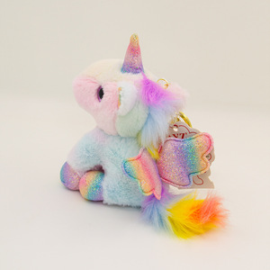 Ours atelier <span class=keywords><strong>licorne</strong></span> ours mignon peluche poupée <span class=keywords><strong>sac</strong></span> à <span class=keywords><strong>dos</strong></span> ange pour porte-clés jouet cadeau en gros Super doux peluche PP coton maille - Product Image 5