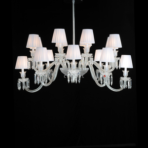 Lustre en cristal moderne de luxe, lampe suspendue LED, luminaire décoratif d'intérieur pour hôtel - Product Image 2