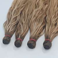 Extensions de cheveux naturels de qualité supérieure, mèches de cheveux vierges ondulés avec cuticules alignées, cheveux vierges vietnamiens pour extensions de cheveux humains