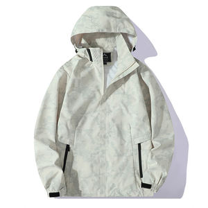 Veste d'automne et d'hiver personnalisée, manteau coupe-vent à manches longues et à capuche, vêtements de groupe imperméables, tendance et confortables - Product Image 3