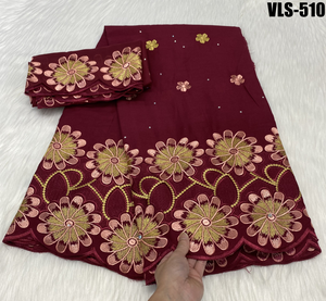 Vestido De Noiva Roxo Lafaya Lace Africano Swiss Voile Tecido De Renda Francês Africano Tule Mulheres Vestuário Kanuri Vestir - Product Image 2