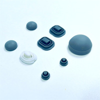 Interrupteurs à membrane en caoutchouc silicone pour télécommande avec finition anti-reflet, durée de vie de 1 million de cycles, couleur et épaisseur personnalisées