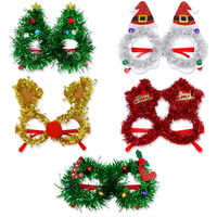 Serre-tête en plastique à thème de Noël, motif Père Noël, bonhomme de neige, bois de renne, pour adultes et enfants, idéal pour les fêtes, les festivals, les séances photo et les cabines photo