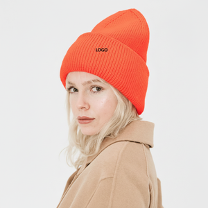 Gorro de pescador elástico con cintura elástica, elegante lana de Cachemira, tejido a prueba de viento, Color sólido, gorros holgados de Invierno para mujer - Product Image 1